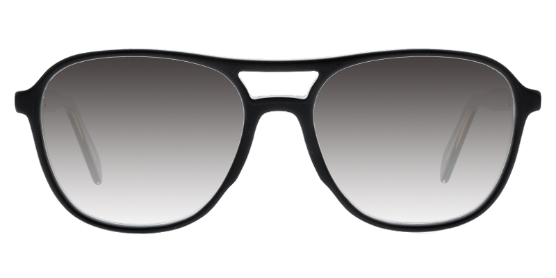 Colibris Anuk Sun- 100|101 rauchblau 52-17 Colibris Anuk Sun pilote Sonnenbrille in Tiefschwarz für unisex und schmale Gesichter