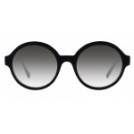 Colibris Ava runde Brille in Silber für damen und schmale Gesichter
