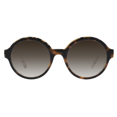 Colibris Ava runde Brille in Gold für damen und schmale Gesichter