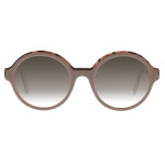 Colibris Ava runde Brille in Beige für damen und schmale Gesichter