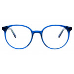 Colibris Emily runde Brille in Marineblau für damen und schmale Gesichter