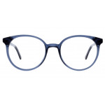 Colibris Emily runde Brille in Rauchblau für damen und schmale Gesichter