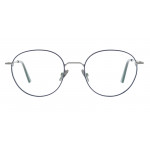 Colibris Fanni runde Brille in Silber für damen und schmale Gesichter