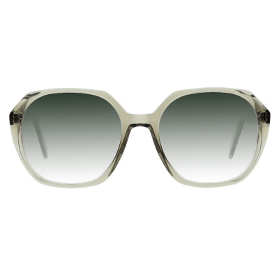 Colibris Gitte Sun eckige Sonnenbrille in Moosgrün für damen und schmale Gesichter