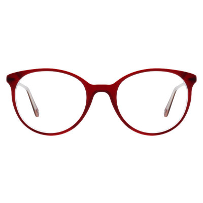 Colibris Hella * pantoe Brille in Kirschrot für damen und schmale Gesichter