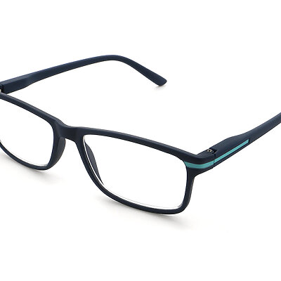 KLH216 eckige Lesebrille von MPG Michael Pachleitner mit leichtem Spritzgussrahmen
