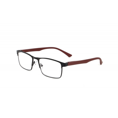 MLH064 Fertiglesebrille mit eckigem Metallrahmen von MPG Michael Pachleitner