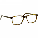 Herrenbrille Johann von Goisern JC212 mit rechteckigem Rahmen in Schildpatt-Optik und schlanken Bügeln.