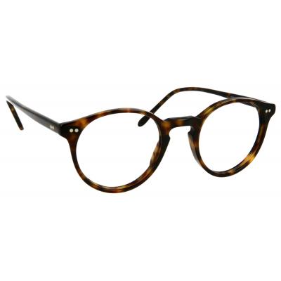 Herrenbrille Johann von Goisern JCUdo mit runden Rahmen in havana-muster, aus robustem Material und elegantem Design.