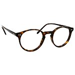 Herrenbrille Johann von Goisern JCUdo mit runden Rahmen in havana-muster, aus robustem Material und elegantem Design.
