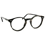 Herrenbrille Johann von Goisern JCUdo mit runden Gläsern und schwarz gemustertem Rahmen, ideal für stilvolles Auftreten.