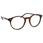 Herrenbrille Johann von Goisern JCUdo mit runden, braun melierten Fassungen und stilvollem Design für den modernen Look.