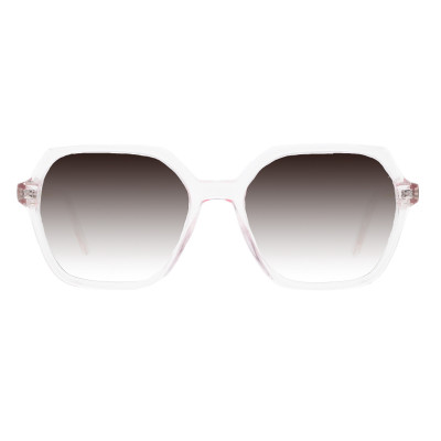 Colibris Leni eckige Brille in Rosa für damen und schmale Gesichter
