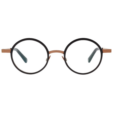 Colibris Lola runde Brille in Kupfer für damen und schmale Gesichter