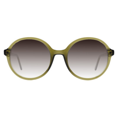 Colibris Lou eckige Brille in Oliv für unisex und schmale Gesichter
