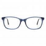 Damenbrille Colibris Mathilda in Blau, rechteckige Vollrandfassung, moderne und elegante Optik.