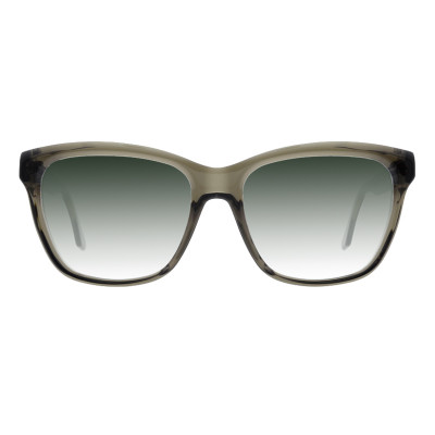 Colibris Meggy eckige Brille in Rauchgrau für damen und schmale Gesichter