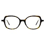 Damenbrille Colibris Patti, braunes Havanna-Muster, eckige Form, Vollrand für stilbewusste Frauen.