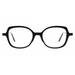 Colibris Patti runde Brille in Schwarz für damen und schmale Gesichter