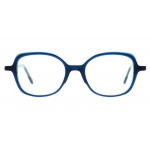 Colibris Patti runde Brille in Türkis für damen und schmale Gesichter