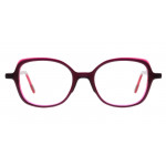 Colibris Patti runde Brille in Rot für damen und schmale Gesichter