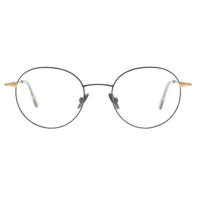Colibris Sally runde Brille in Gold für damen und schmale Gesichter