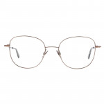 Damenbrille Colibris Sienna mit filigranem, rundem Metallrahmen in Goldoptik, frontal abgebildet.
