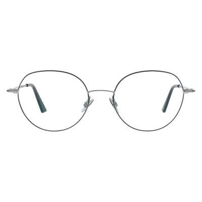Colibris Siggi ovale Brille in Platin für unisex und schmale Gesichter