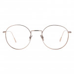 Damenbrille Colibris Sila mit rundem, dünnem Metallrahmen in Silber, minimalistisch und elegant.