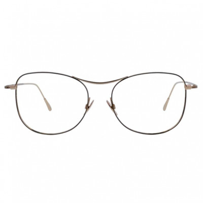 Damenbrille Colibris Silvy, filigran, leichtes Metallgestell in Gold mit dezentem Design, frontalansicht.
