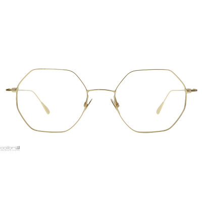 Colibris Sina ovale Brille in Golden für damen und schmale Gesichter