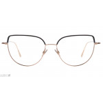 Colibris Skara cat-eyee Brille in Roségold für damen und schmale Gesichter