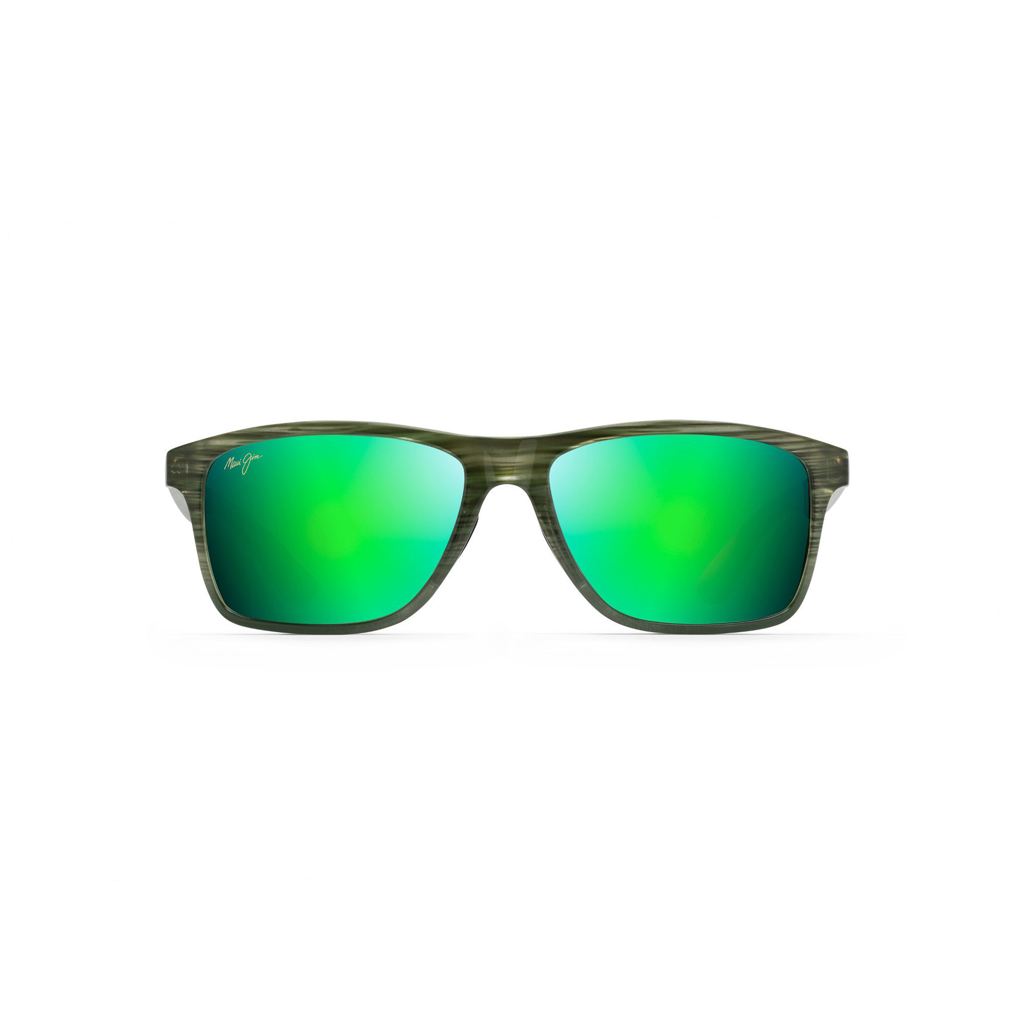 grünes Glas Designer Damen Sonnenbrille 66 Brille stylisch cool braun