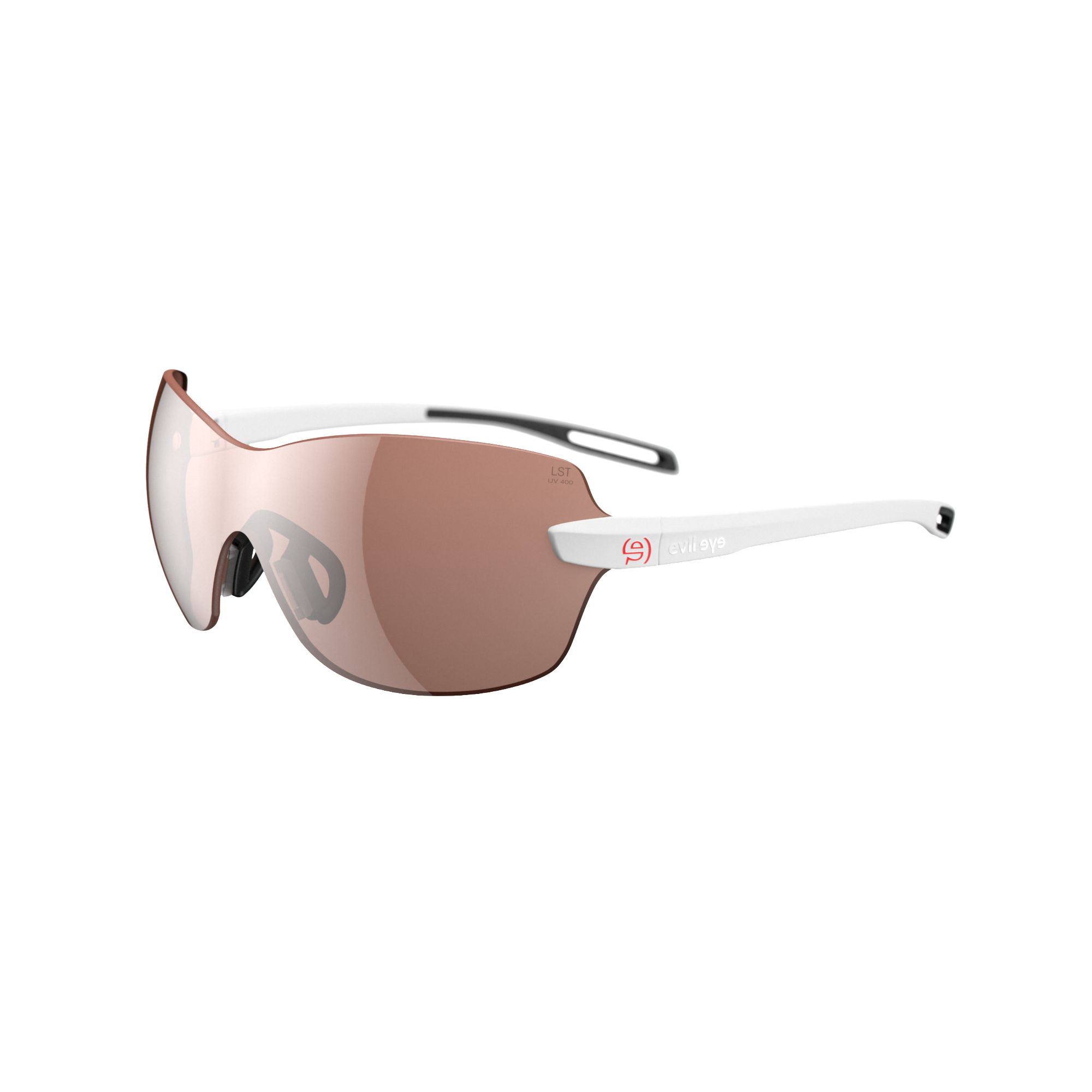 Sonnenbrille Sportbrille Evil Eye Dlite X E013 E013 75 1500 White Matt Lst Contrast Silver Bg White Sid