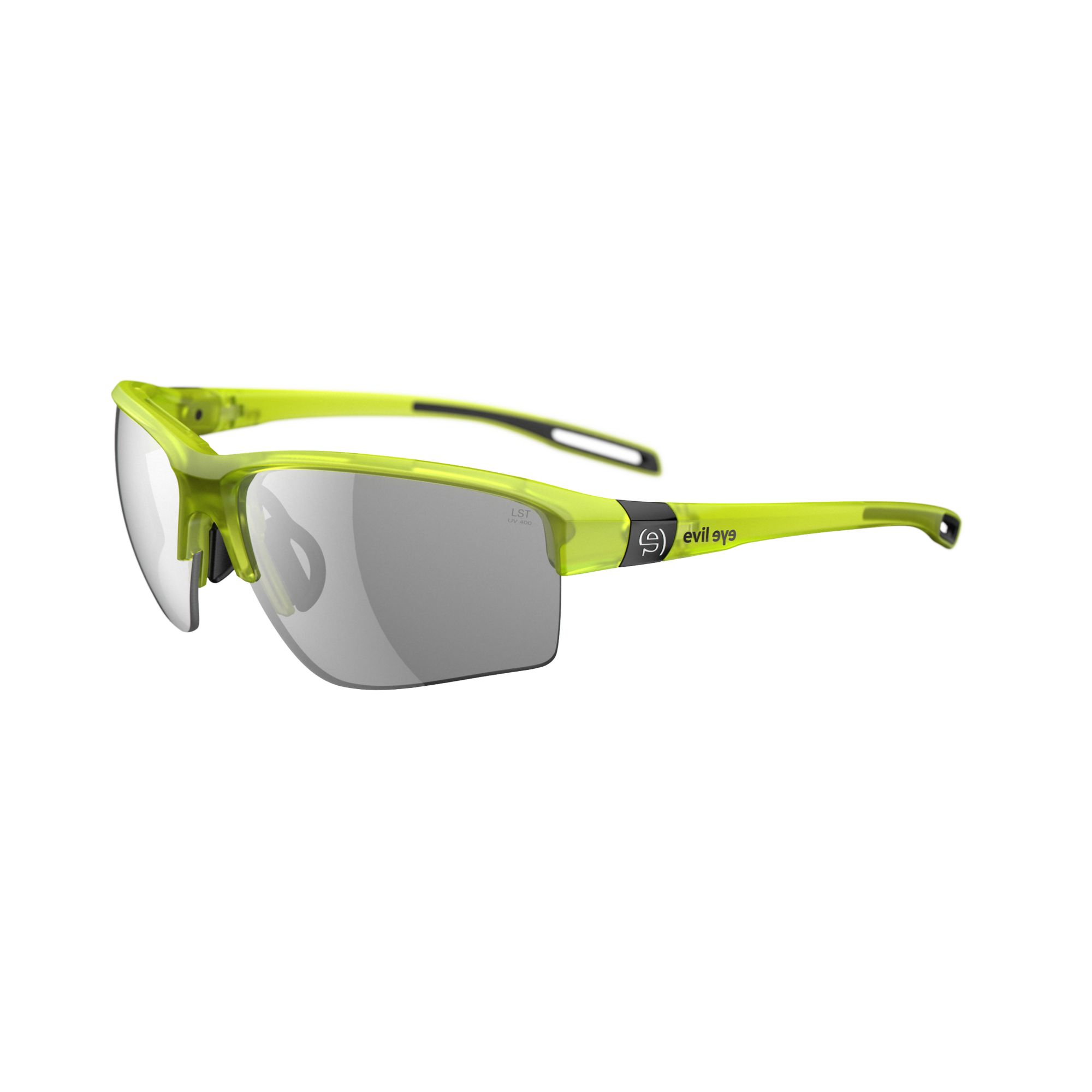Sonnenbrille Sportbrille Evil Eye Elate P E020 E020 75 2000 Yellow Trans Matt Lst Grey Silver Bg White Sid