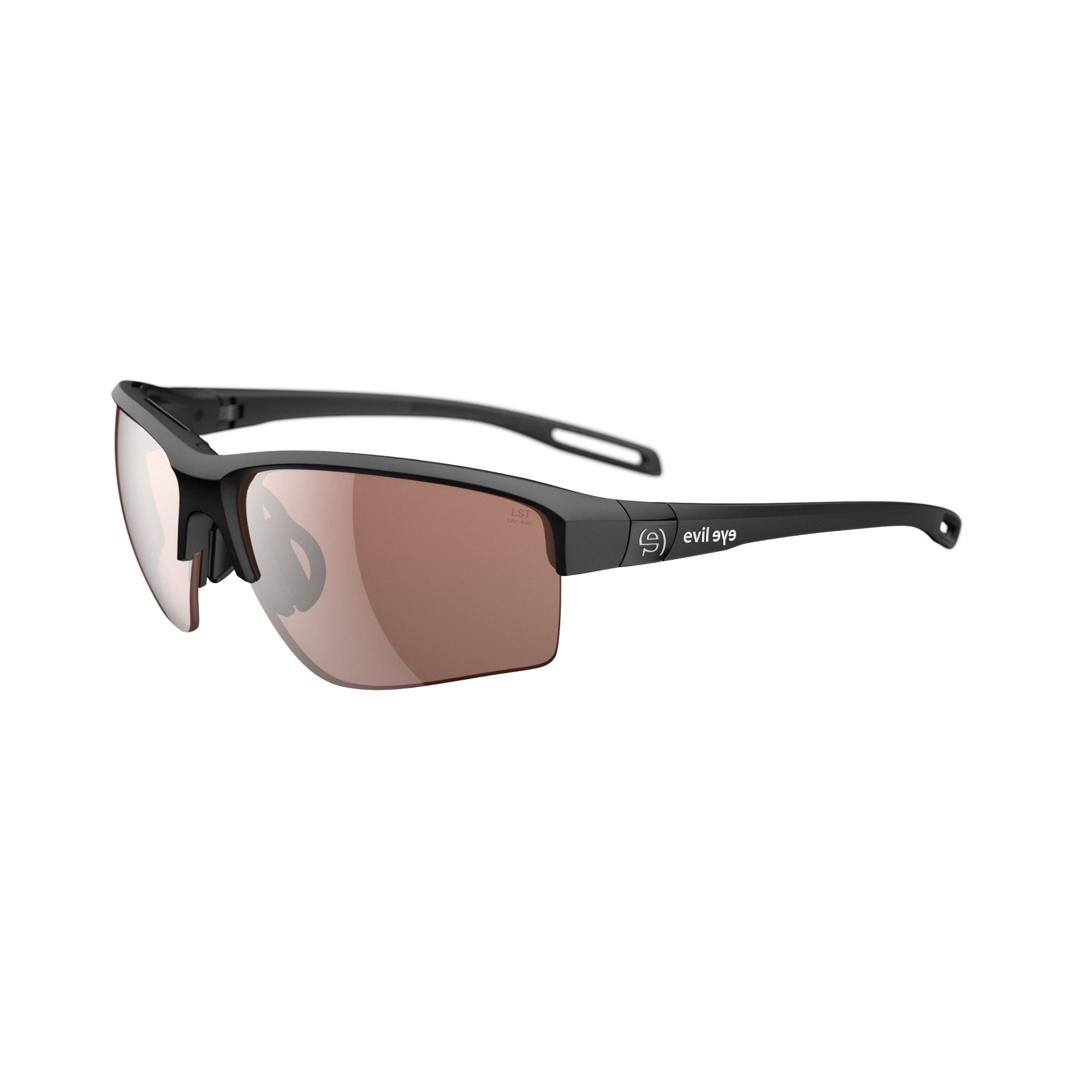 Sonnenbrille Sportbrille Evil Eye Elate P E020 E020 75 9000 Black Matt Lst Contrast Silver Bg White Sid