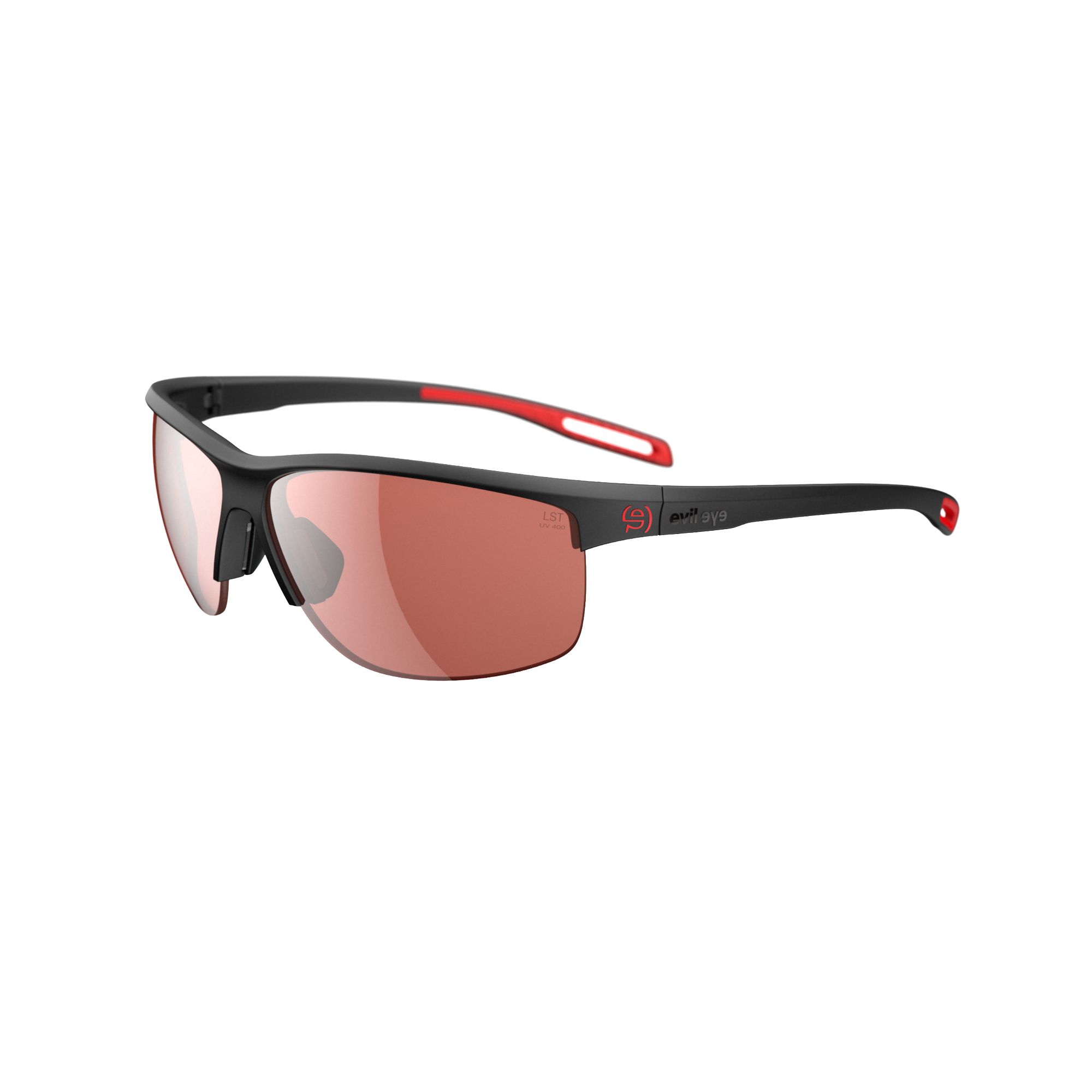Sonnenbrille Sportbrille Evil Eye Epyx X E015 E015 75 9000 Black Matt Lst Active Silver Bg White Sid