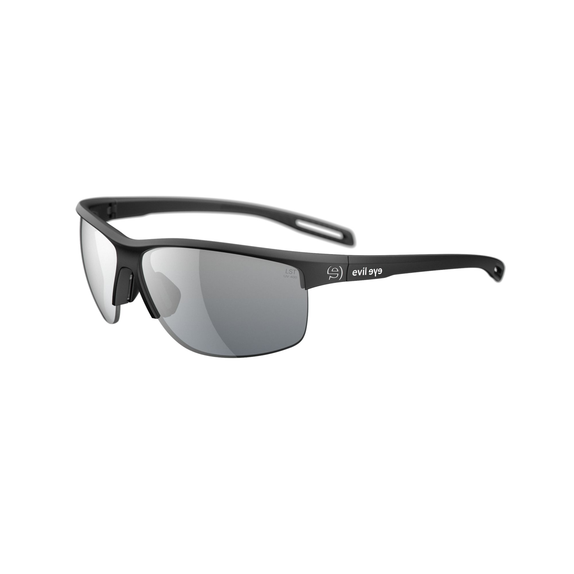 Sonnenbrille Sportbrille Evil Eye Epyx X E015 E015 75 9200 Black Matt Lst Grey Silver Bg White Sid