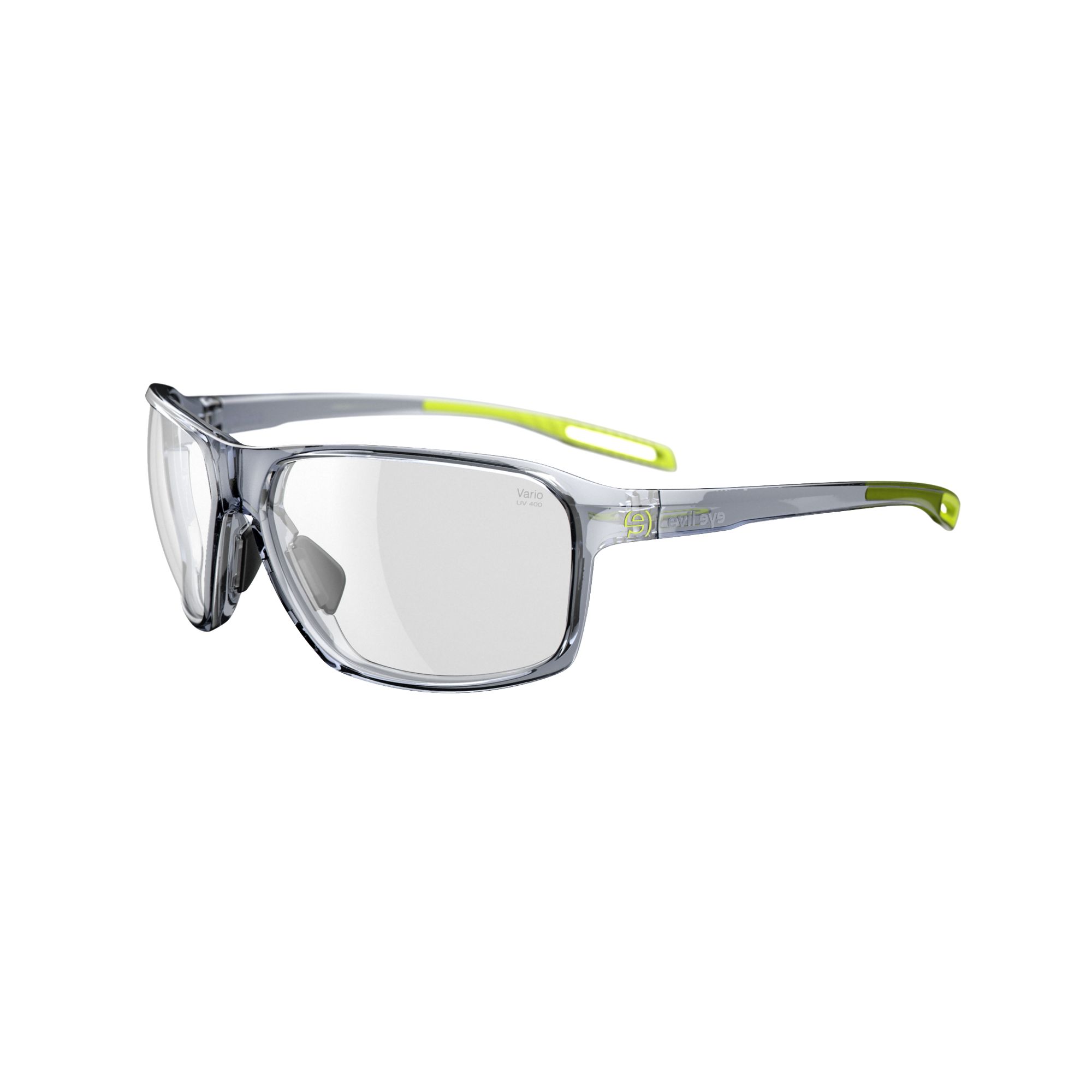 Sonnenbrille Sportbrille Evil Eye Nook E011 E011 75 6600 Grey Transp Vario Bg White Sid