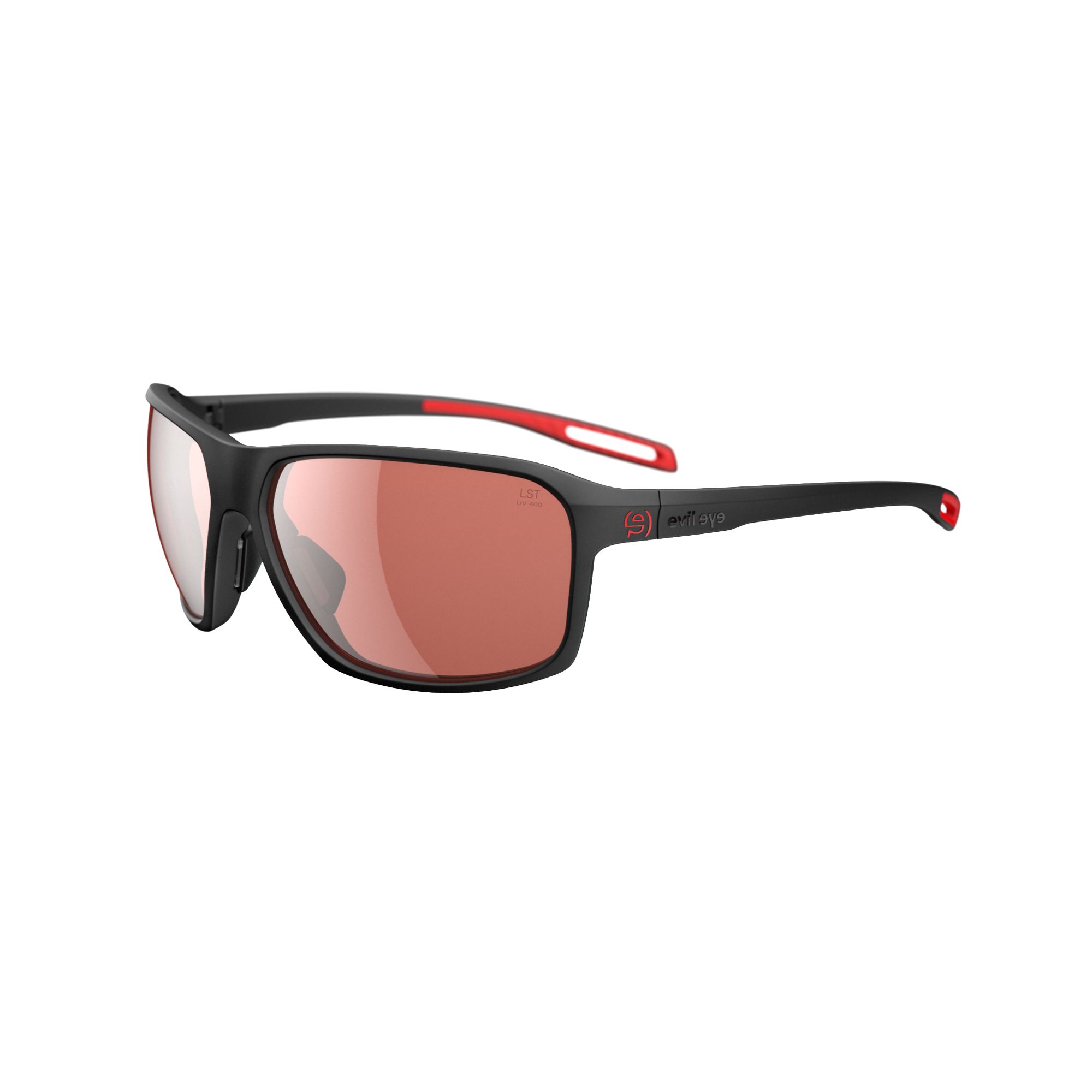 Sonnenbrille Sportbrille Evil Eye Nook E011 E011 75 9000 Black Matt Lst Active Silver Bg White Sid