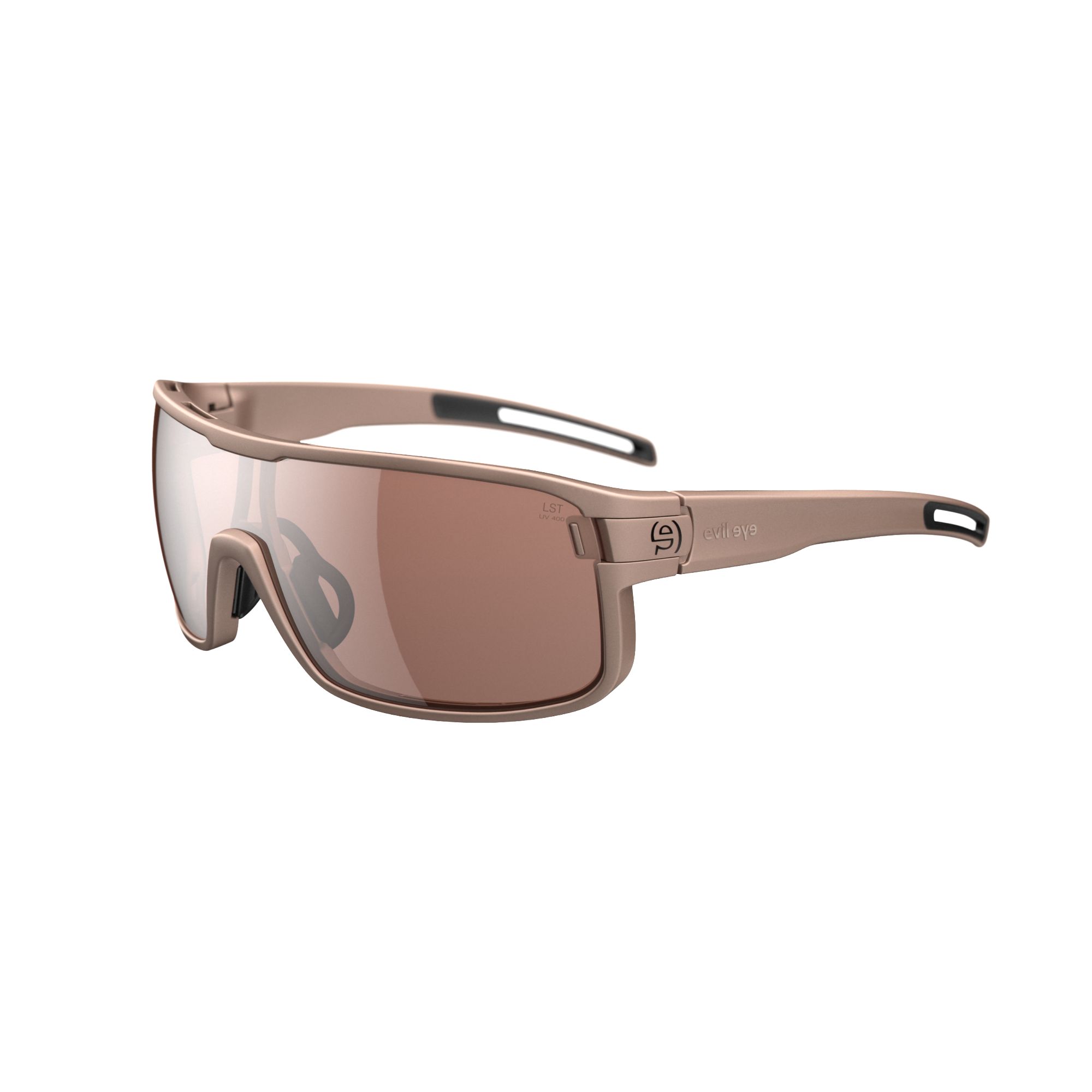 Sonnenbrille Sportbrille Evil Eye Vizor Hr Pro E009 E008 75 8500 Sand Met Lst Contrast Silver Bg White Sid