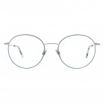 Damenbrille Colibris Steffi mit rundem Metallrahmen in Blau, filigranes Design, gerade Bügel.