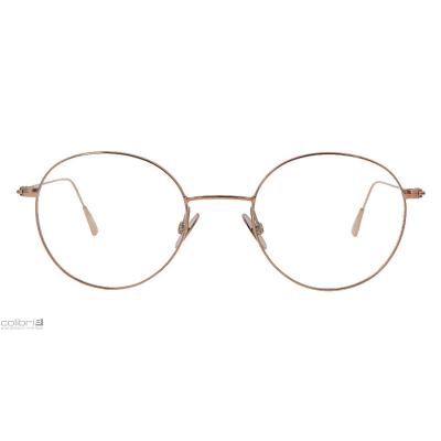Unisexbrille Colibris Stella mit runden Metallrahmen, filigranes Design in Goldfarbe. Ideal für stilbewusste Träger.