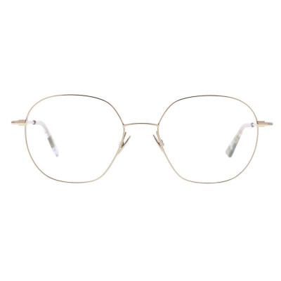 Brille Colibris Svenja für Damen, goldfarbenes Gestell mit dünnem Rand und klaren Gläsern. Hochwertiges Design, stilvoll und elegant.