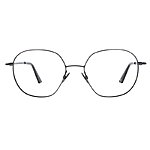 Damenbrille Colibris Svenja: Leichte, elegante Metallfassung in Schwarz mit dezenten Bügeln und ovalen Gläsern.