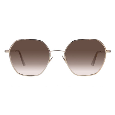 Colibris Zera ovale Brille in Gold für damen und schmale Gesichter